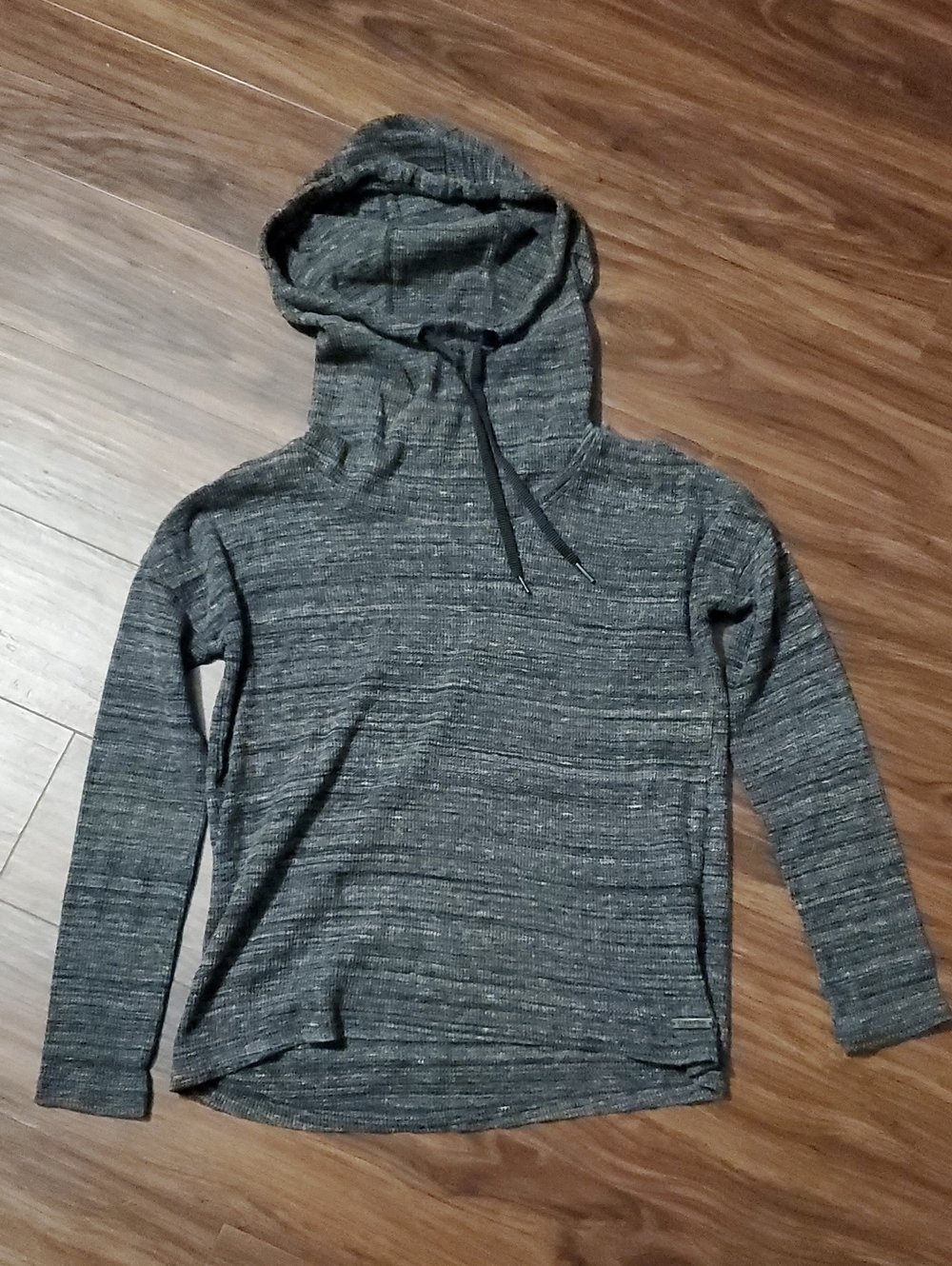 Calvin Klein Performance Women's Hooded Pullover in Heather Charcoal